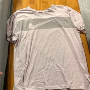 Pink Nike workout shirt